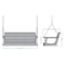 Highwood Usa 4ft Weatherly Porch Swing Outdoor Furniture for Patio, Backyard, Garden AD-PORW2-EUC - alternate 3